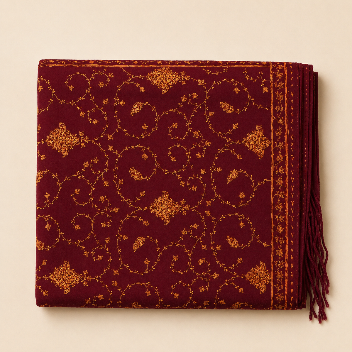 Pure wool jali stole