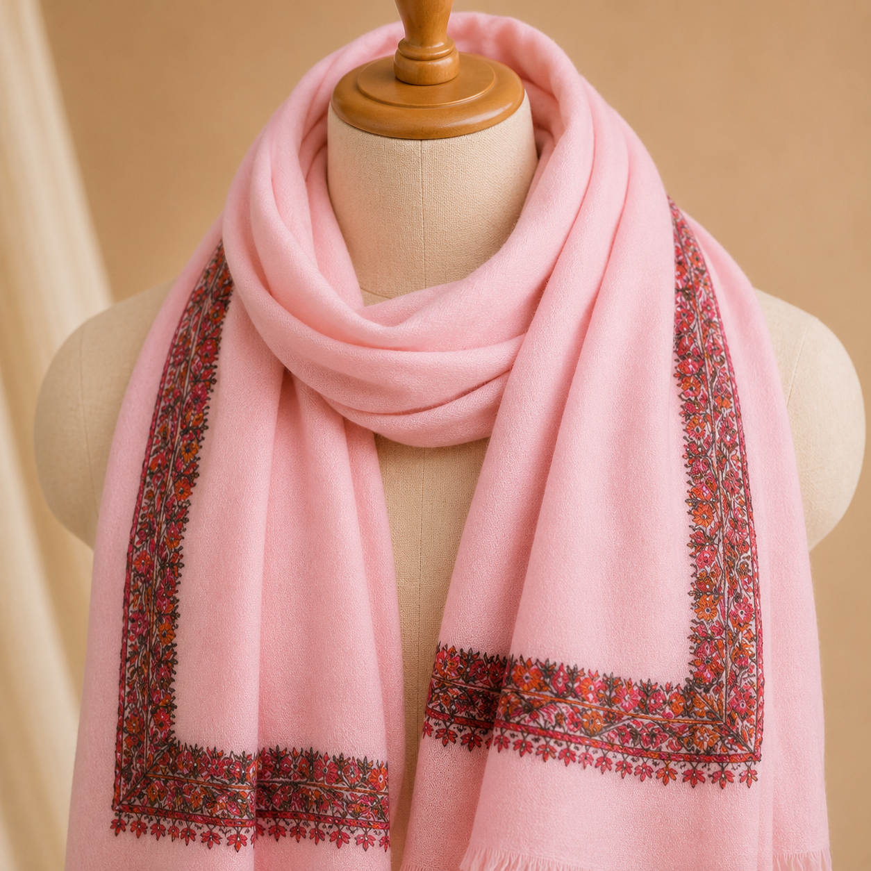 Pure wool hashidar stole