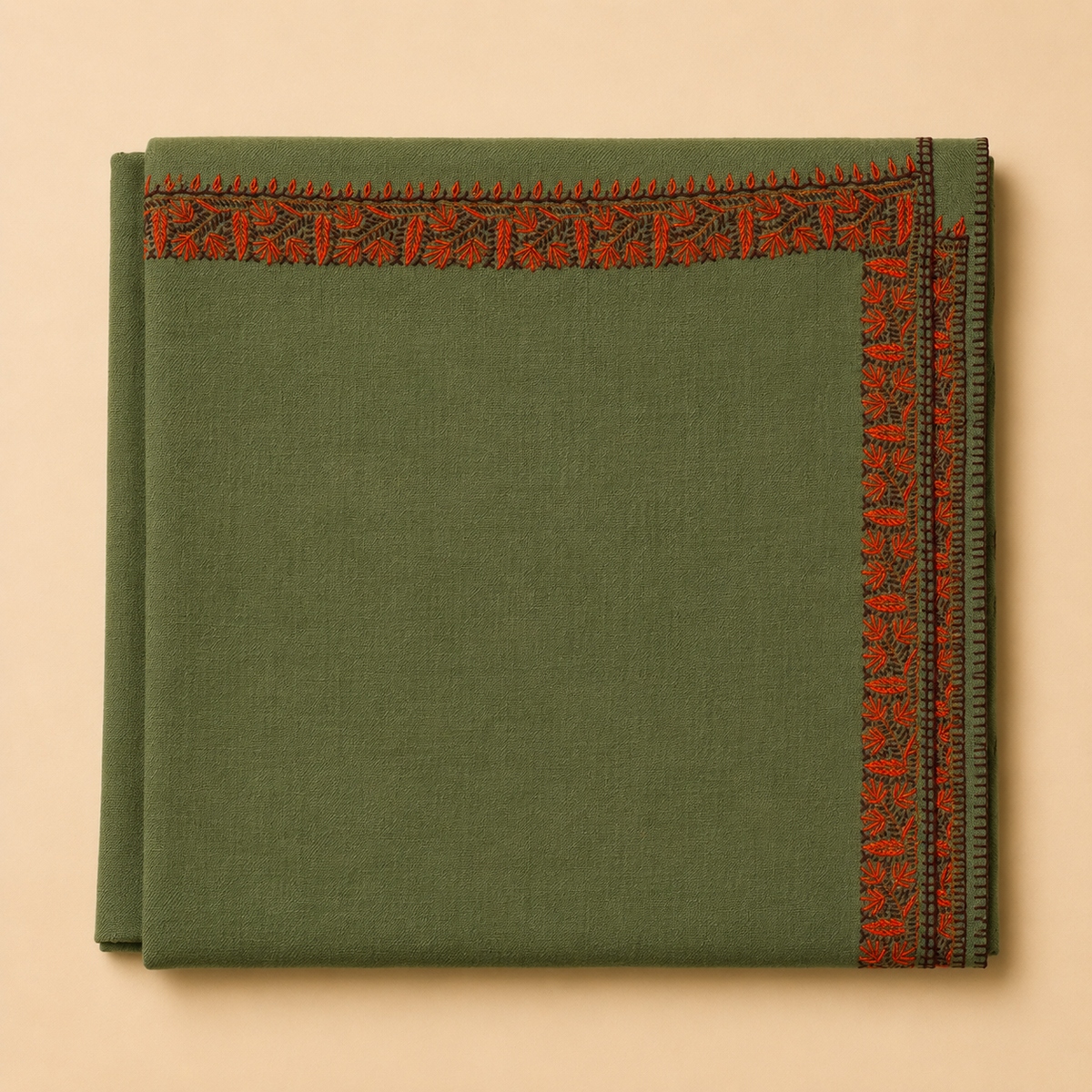Semi-pashmina hashidar stole