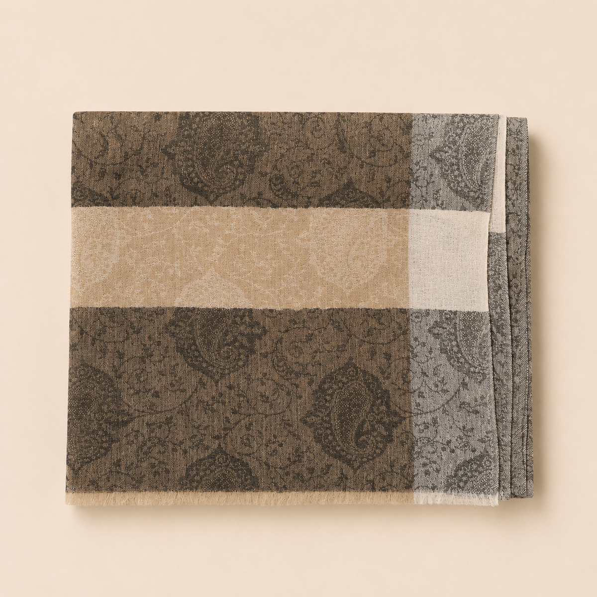 Machine pashmina jaquard stole