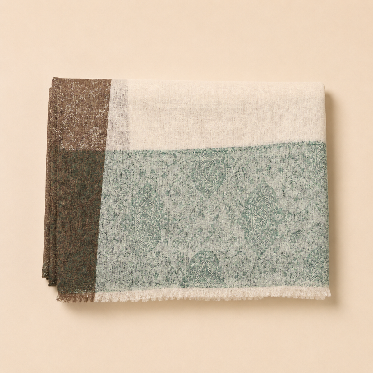 Machine pashmina jaquard stole