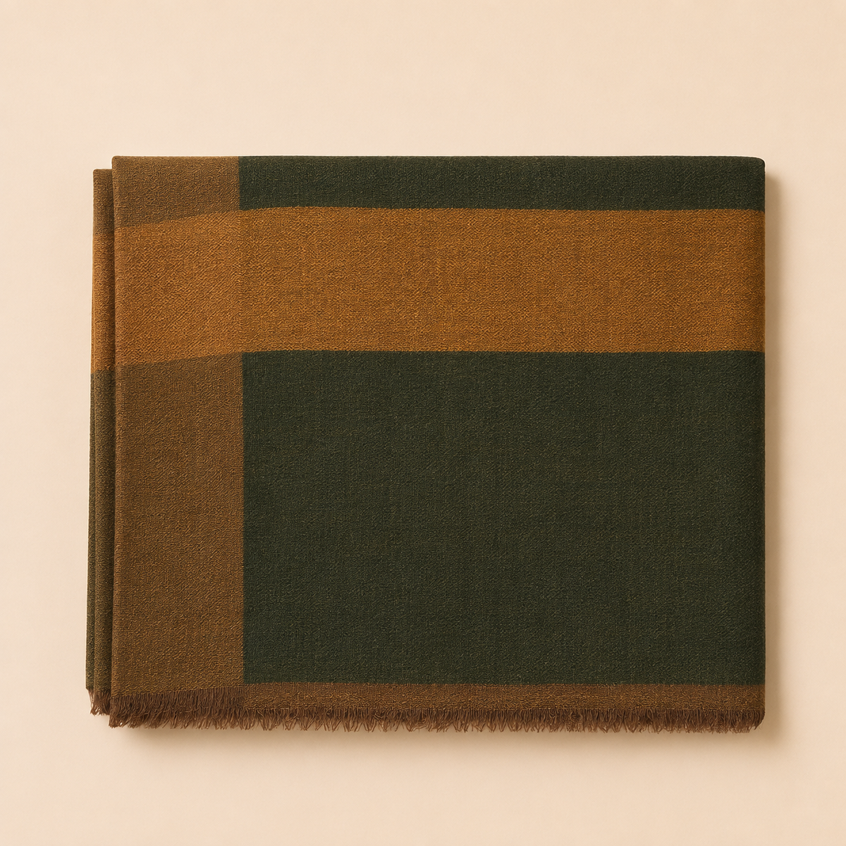 Merino wool moonlight border zari stole