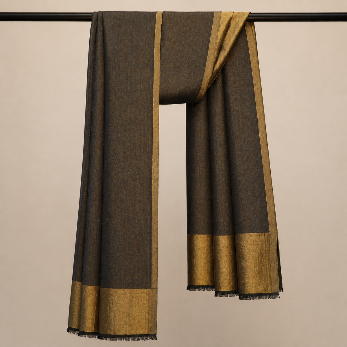 Moonlight zari durakha stole