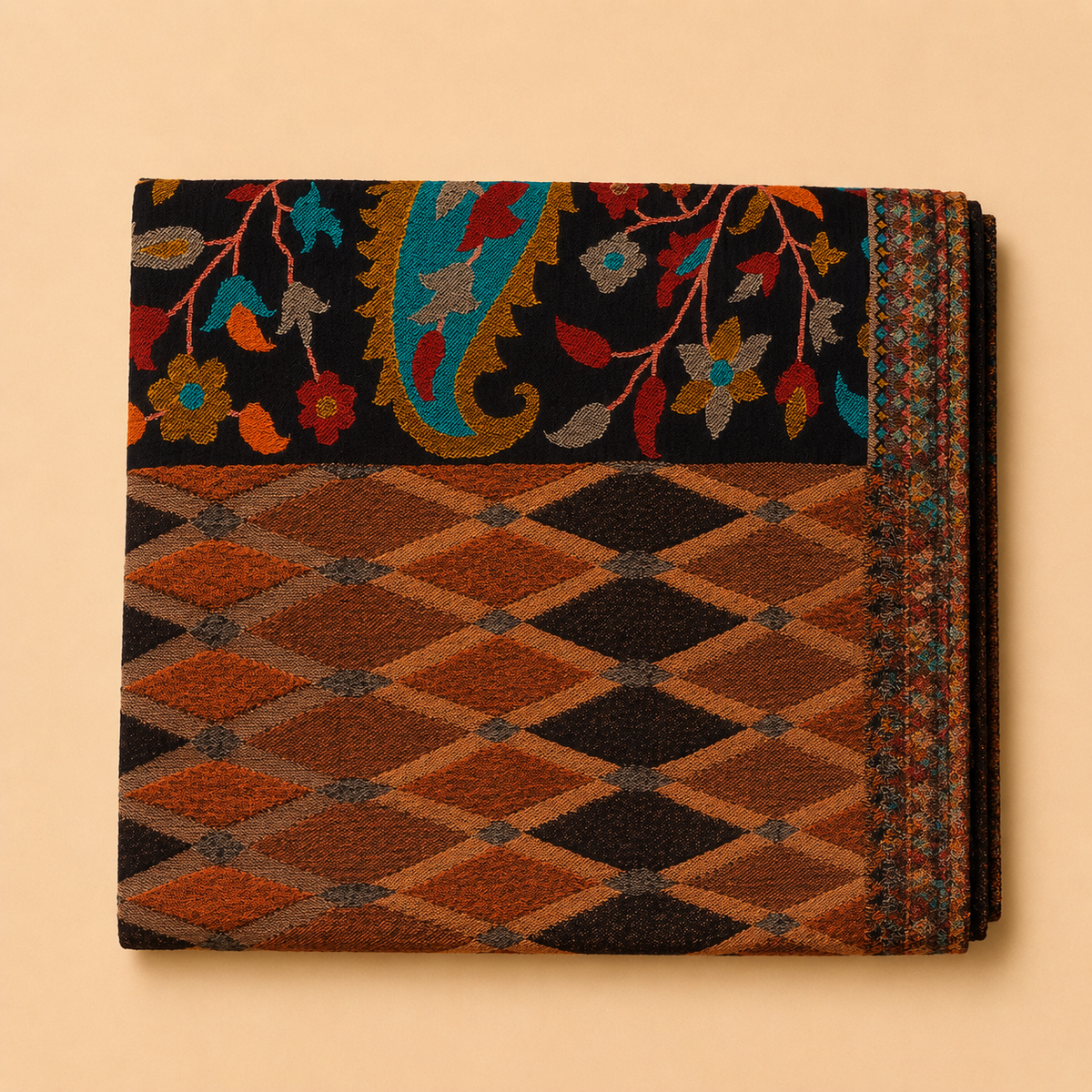 Finewool kani palla ikat stole