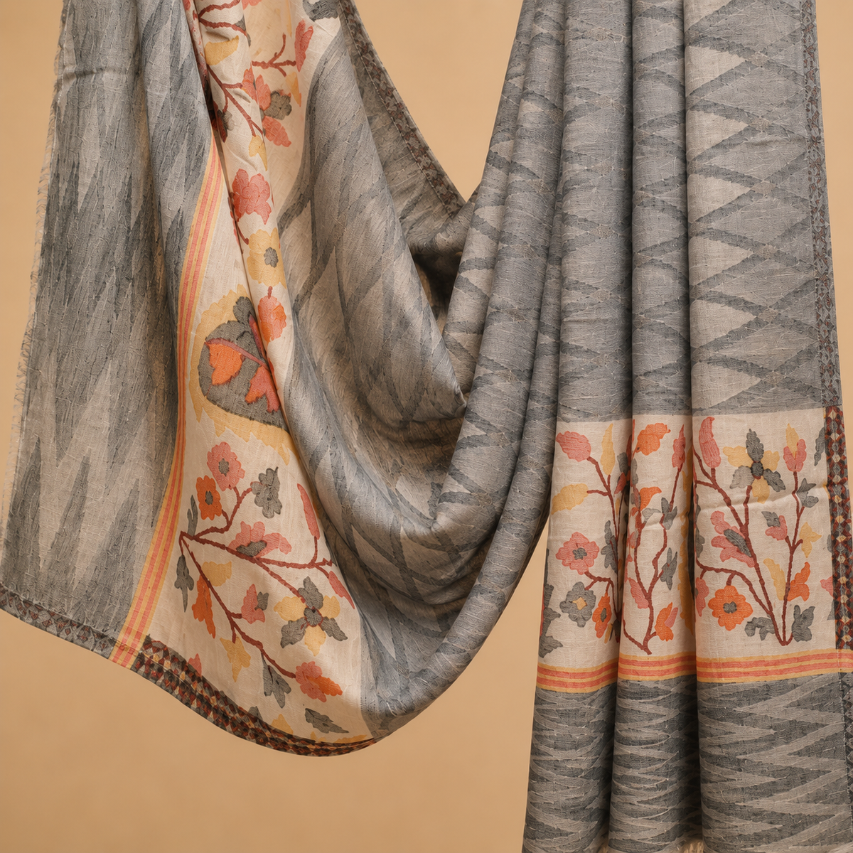 Finewool kani palla ikat stole