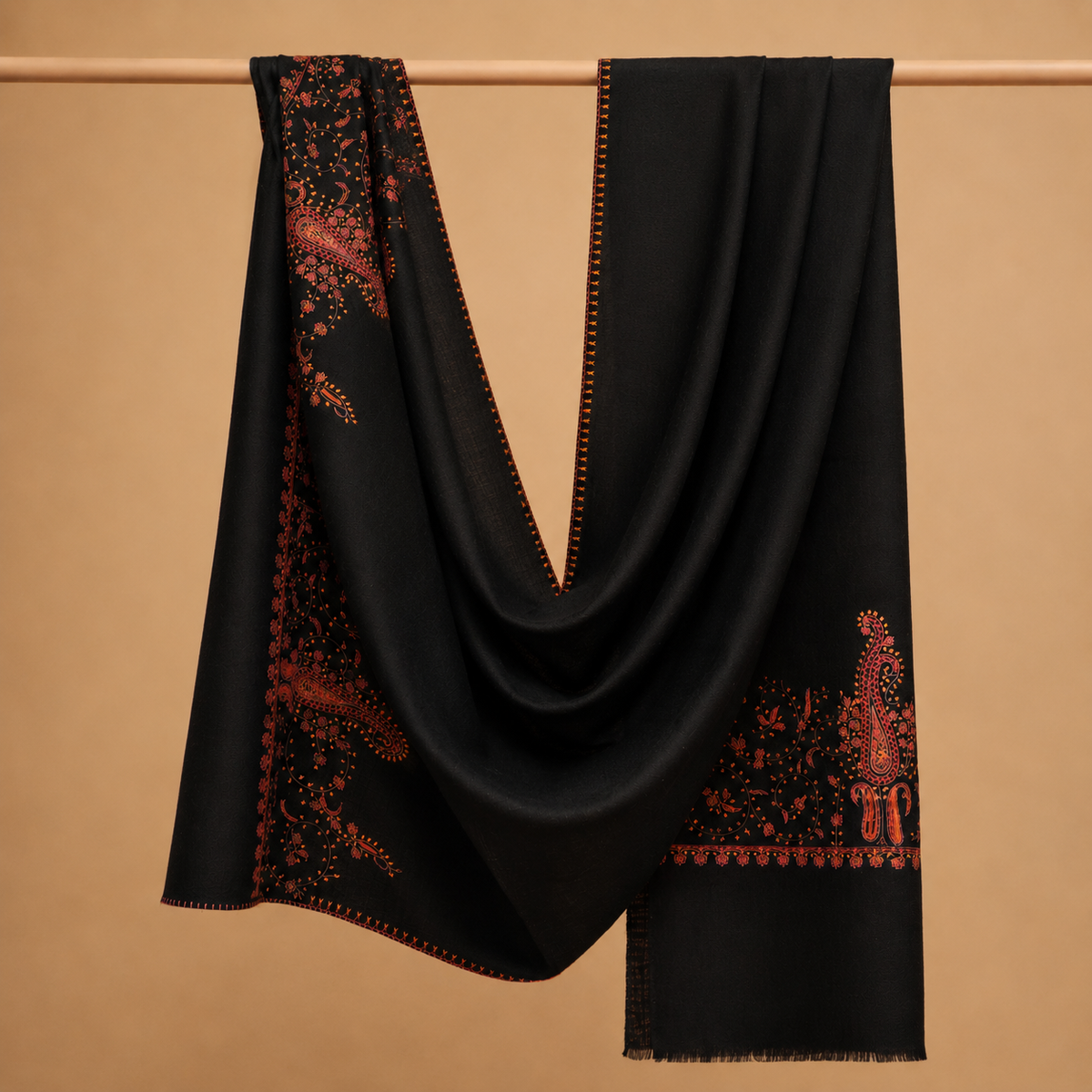 Machine pashmina sozni palla stole