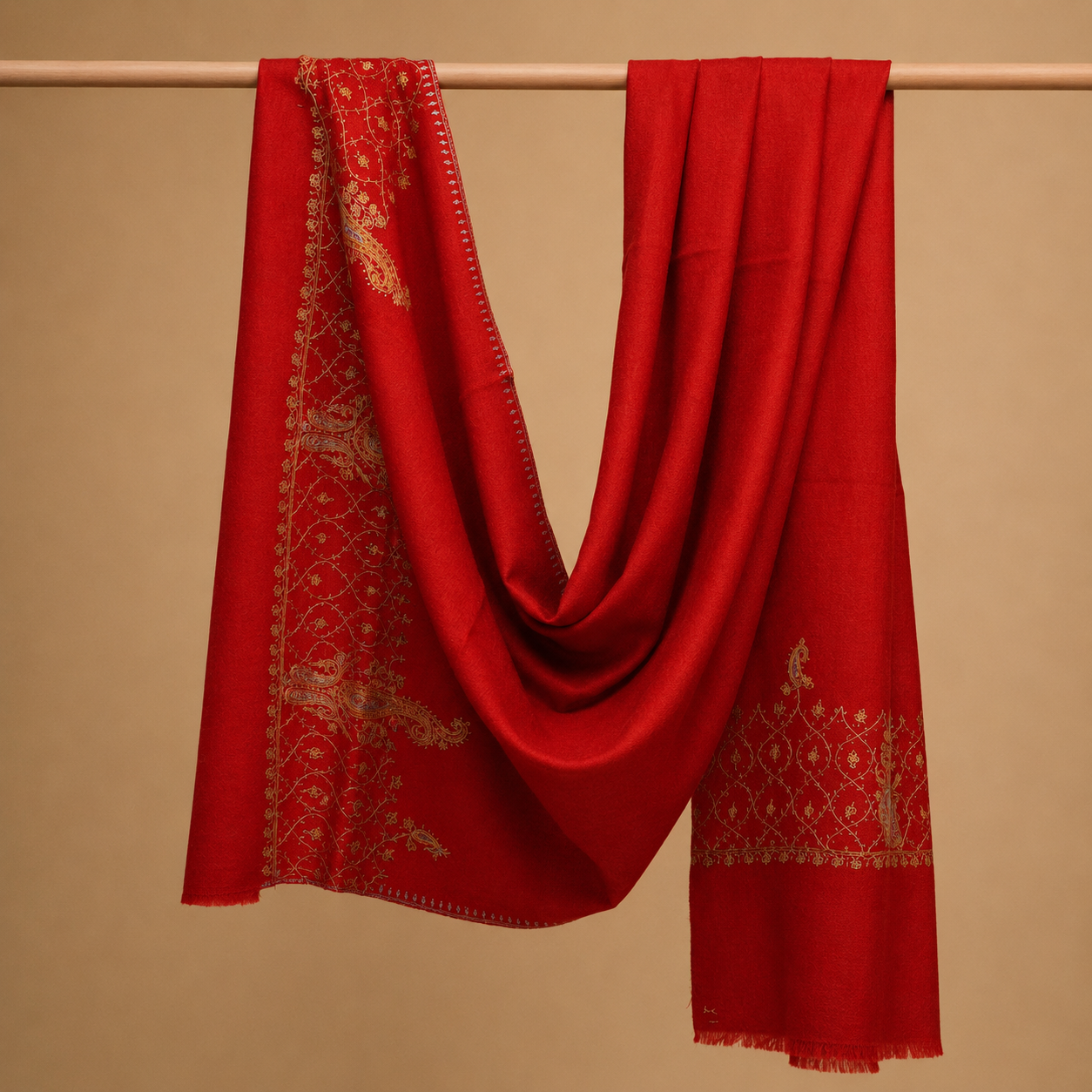 Machine pashmina sozni palla stole