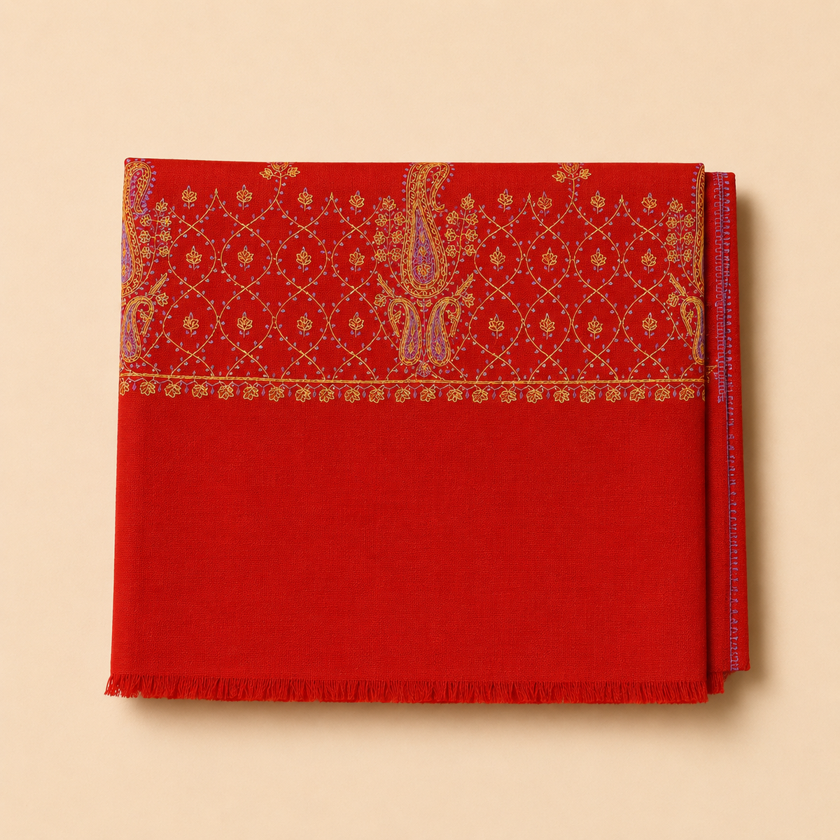 Machine pashmina sozni palla stole