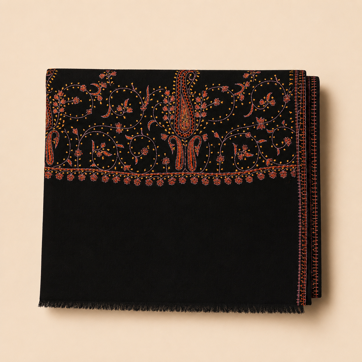 Machine pashmina sozni palla stole
