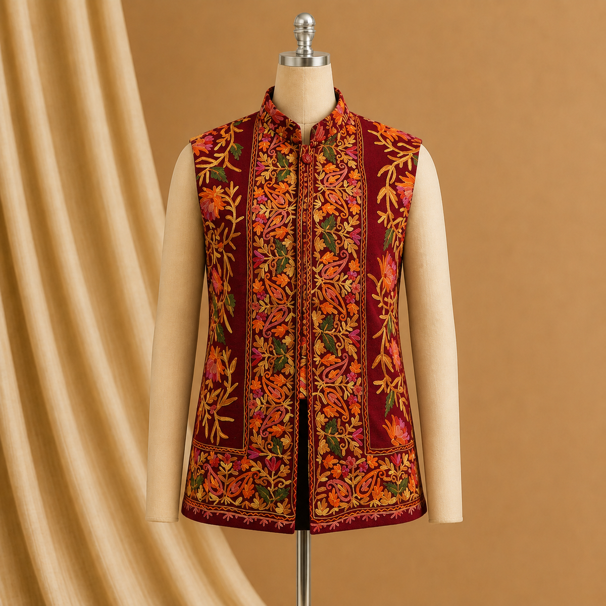 Kashmiri ari nehru jacket