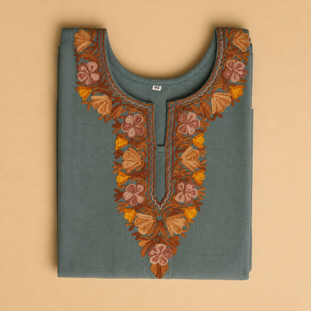 Kashmiri ari embroidered kurti