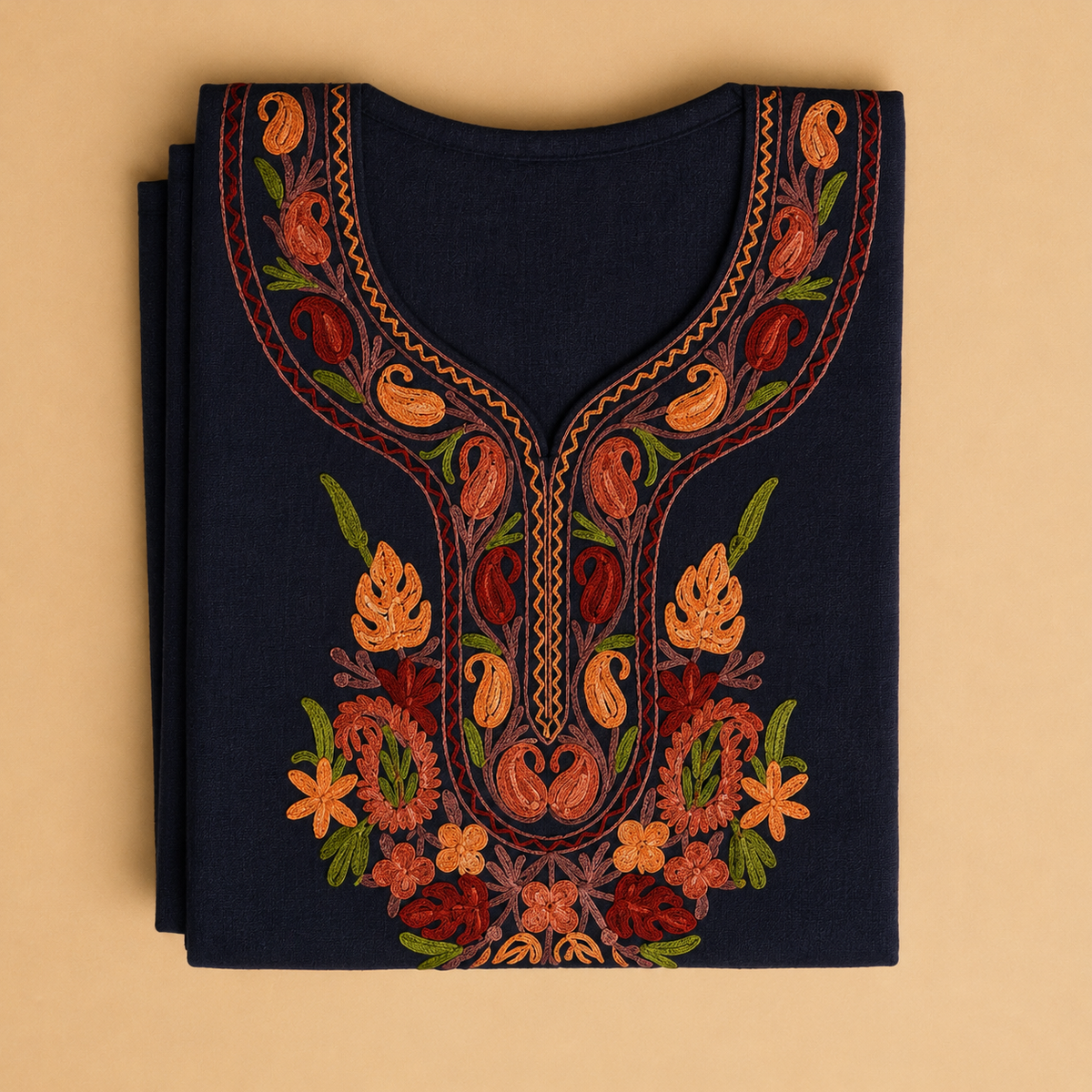 Kashmiri ari embroidered kurti