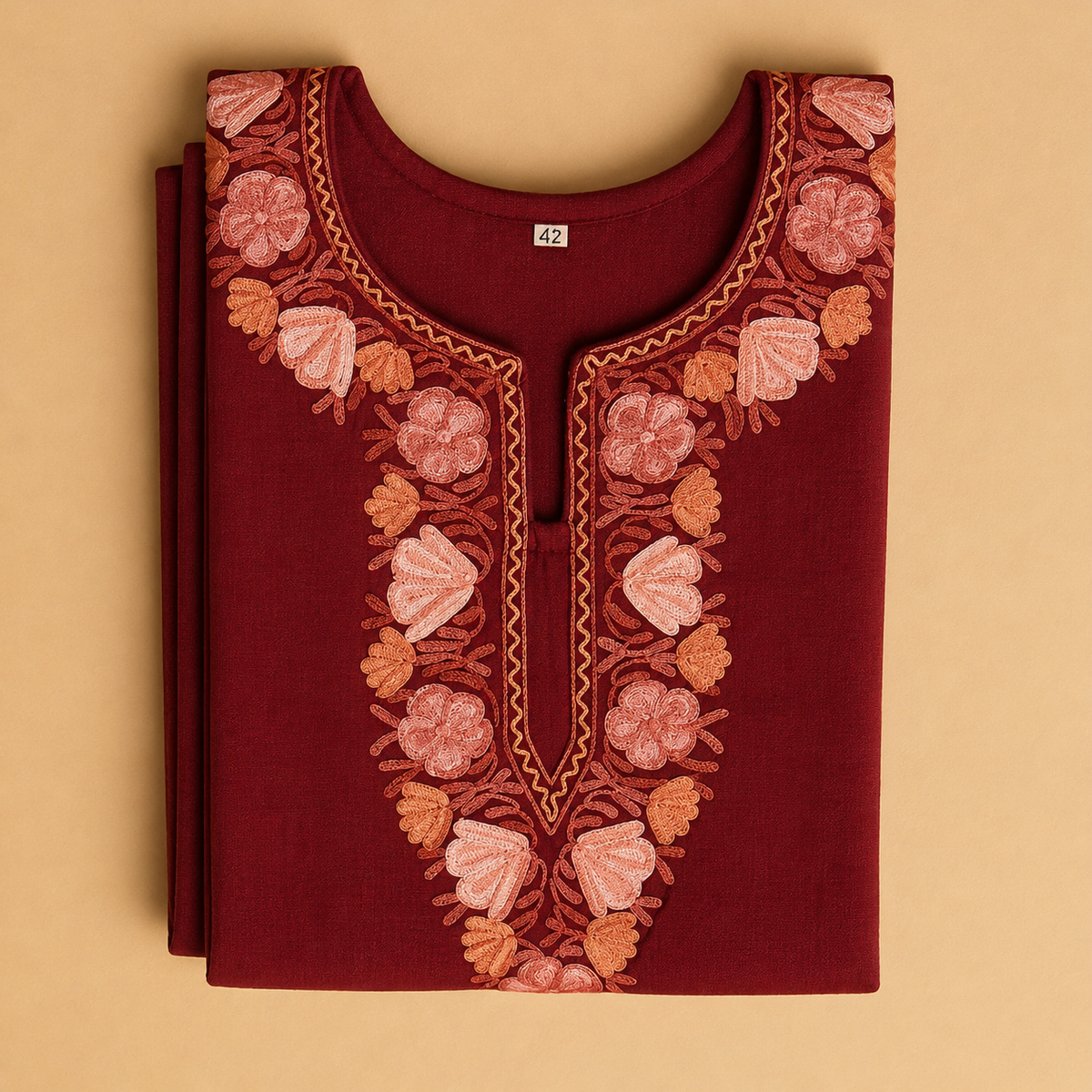 Kashmiri ari embroidered kurti