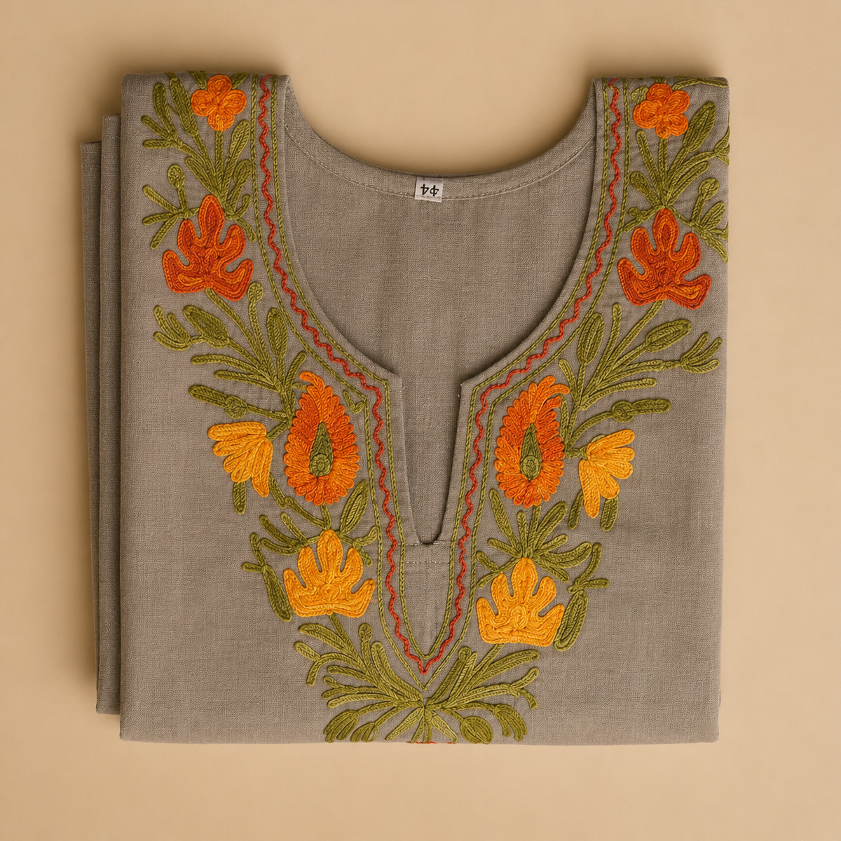 Kashmiri ari embroidered kurti