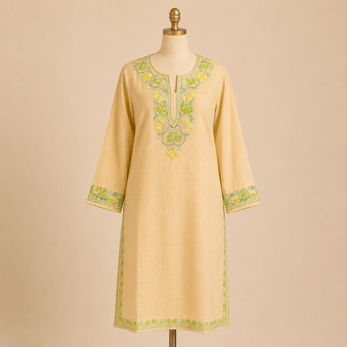 Kashmiri ari embroidered kurti
