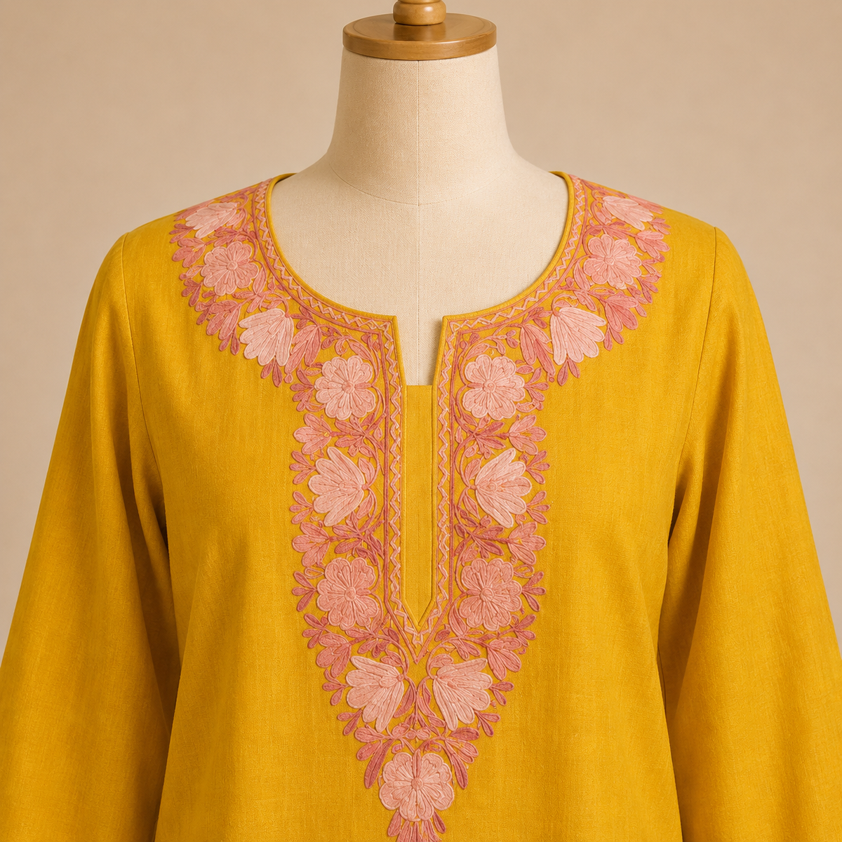 Kashmiri ari embroidered kurti
