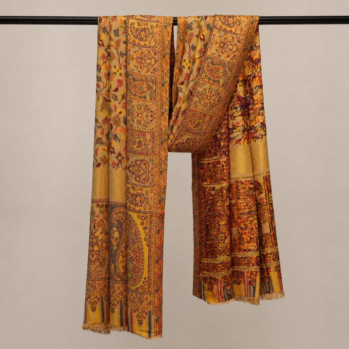 Moonlight border modal kani stole