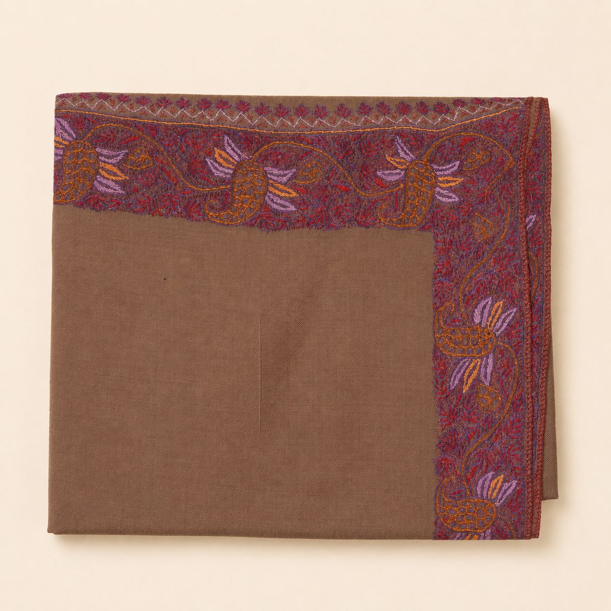 Semi-pashmina dordar stole