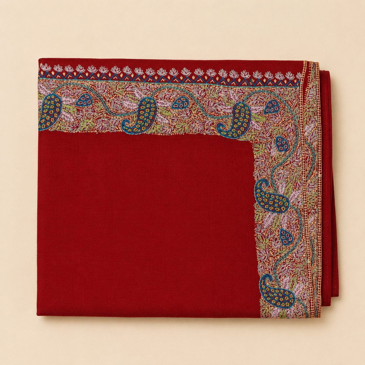 Semi-pashmina dordar stole