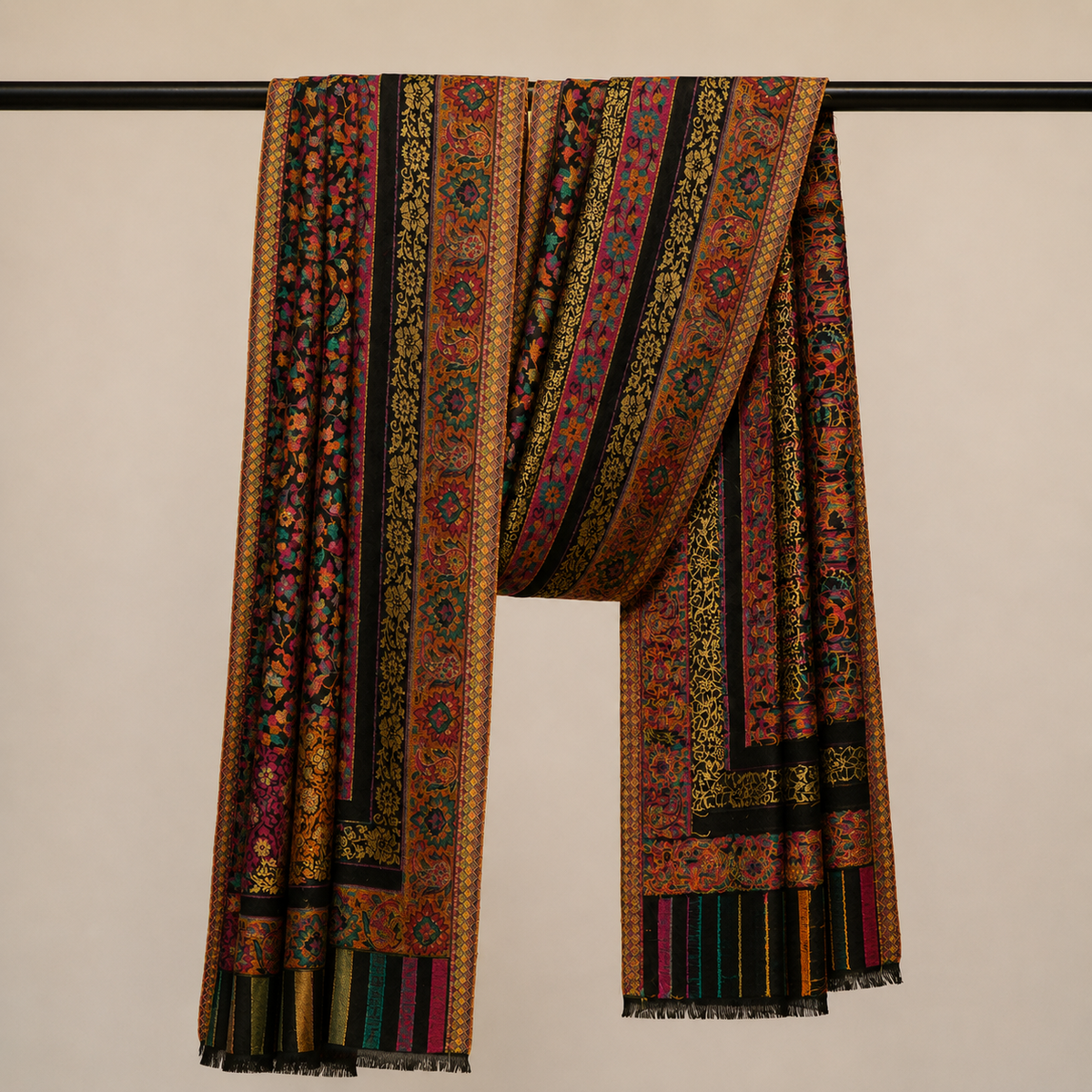 Moonlight border modal kani stole