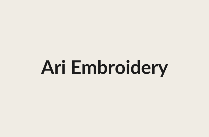 Ari embroidery placeholder